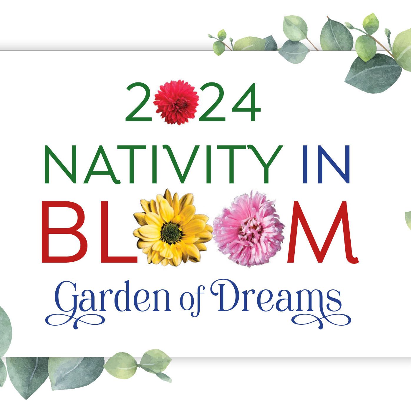 2024 Nativity In Bloom - Garden of Dreams - logo